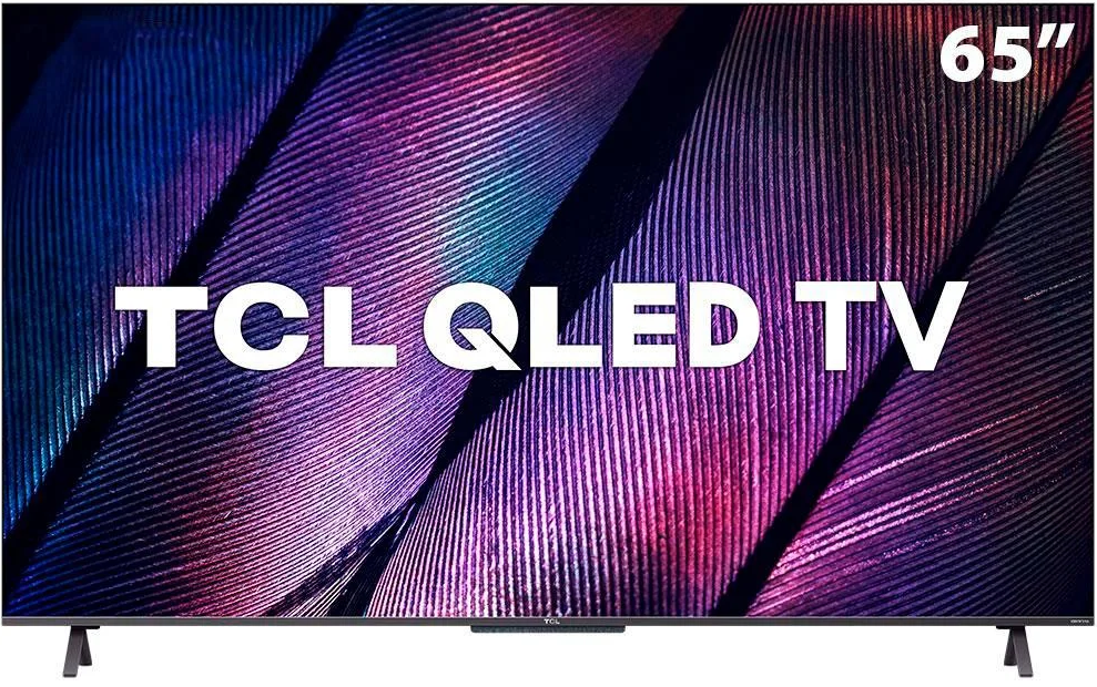 Foto de Smart TV TCL 65 Polegadas QLED 4K UHD, Google TV, 3 HDMI, 2 USB, Bluetooth, Wi-Fi, Google Assistente, IA - 65C725